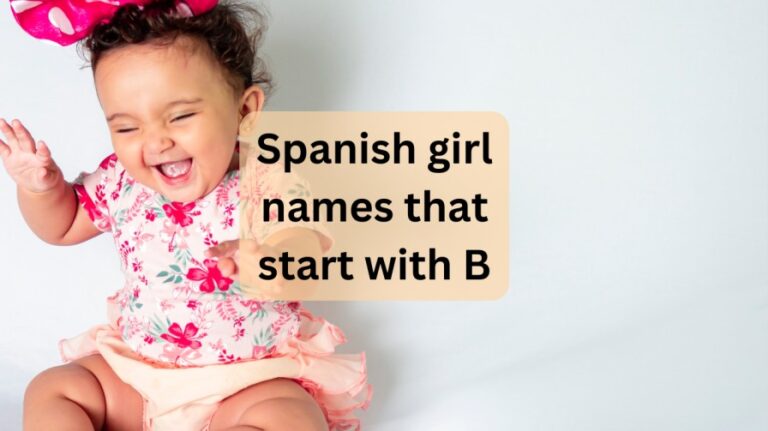 Spanish Girl Names That Start With B