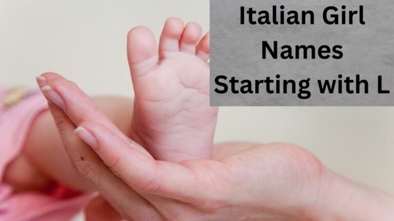 Italian Girl Names Starting with L