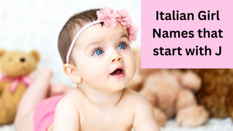 Italian Girl Names Starting with J