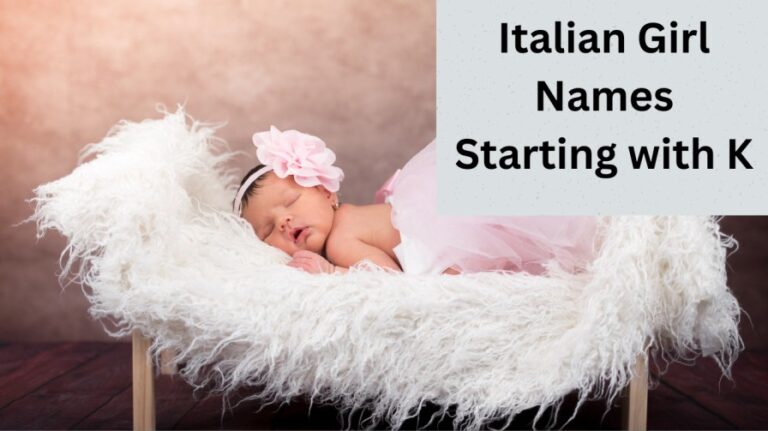 Italian Girl Names Starting with K