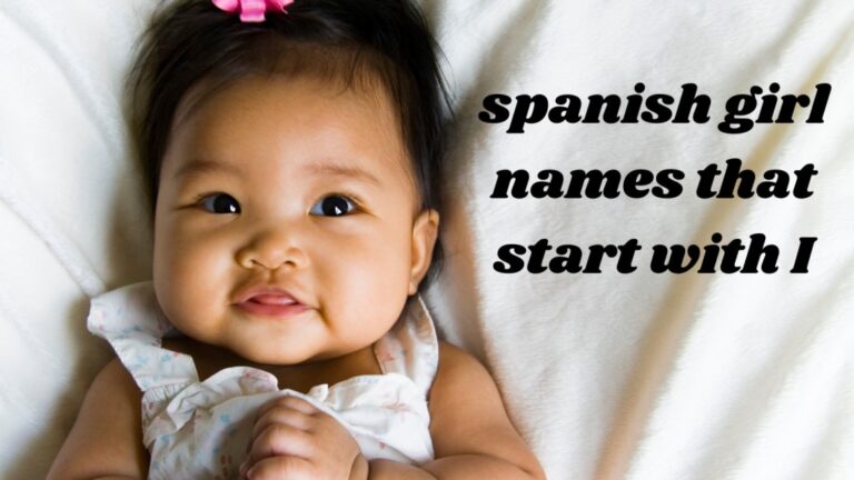 Spanish Girl Names That Start with I