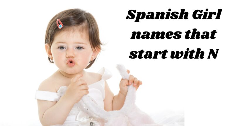 Spanish Girl Names That Start with N